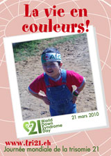 Affiche pour la journe mondiale de la trisomie 21
