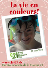 Affiche pour la journe mondiale de la trisomie 21