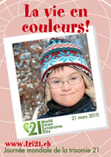 Affiche pour la journe mondiale de la trisomie 21