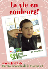 Affiche pour la journe mondiale de la trisomie 21
