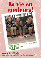 Affiche pour la journe mondiale de la trisomie 21