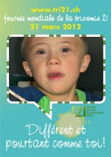 Affiche pour la journe mondiale de la trisomie 21