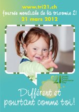 Affiche pour la journe mondiale de la trisomie 21