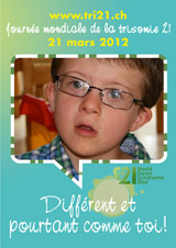 Affiche pour la journe mondiale de la trisomie 21