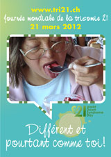 Affiche pour la journe mondiale de la trisomie 21