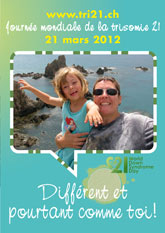 Affiche pour la journe mondiale de la trisomie 21