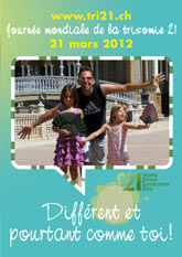 Affiche pour la journe mondiale de la trisomie 21