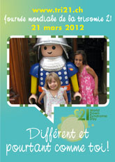Affiche pour la journe mondiale de la trisomie 21