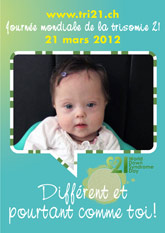 Affiche pour la journe mondiale de la trisomie 21