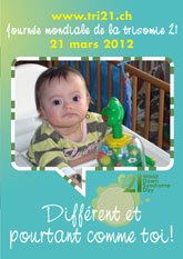 Affiche pour la journe mondiale de la trisomie 21