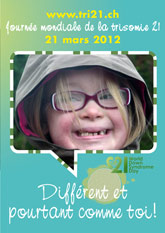 Affiche pour la journe mondiale de la trisomie 21