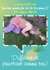 Affiche pour la journe mondiale de la trisomie 21