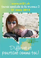 Affiche pour la journe mondiale de la trisomie 21