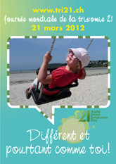 Affiche pour la journe mondiale de la trisomie 21