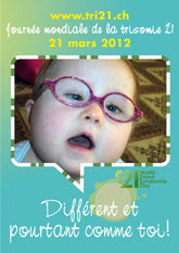 Affiche pour la journe mondiale de la trisomie 21
