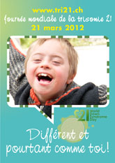 Affiche pour la journe mondiale de la trisomie 21