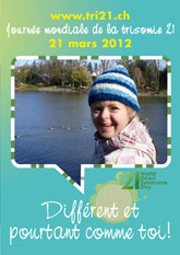 Affiche pour la journe mondiale de la trisomie 21