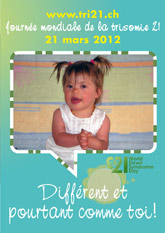 Affiche pour la journe mondiale de la trisomie 21