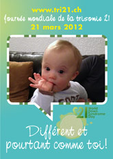 Affiche pour la journe mondiale de la trisomie 21
