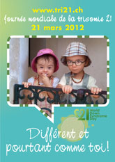 Affiche pour la journe mondiale de la trisomie 21