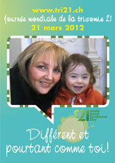 Affiche pour la journe mondiale de la trisomie 21