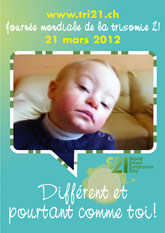 Affiche pour la journe mondiale de la trisomie 21