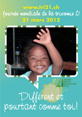 Affiche pour la journe mondiale de la trisomie 21