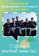 Affiche pour la journe mondiale de la trisomie 21