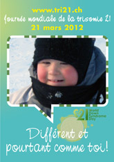 Affiche pour la journe mondiale de la trisomie 21