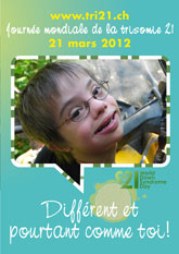 Affiche pour la journe mondiale de la trisomie 21