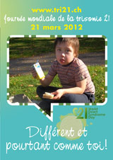 Affiche pour la journe mondiale de la trisomie 21