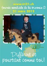 Affiche pour la journe mondiale de la trisomie 21