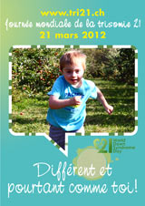 Affiche pour la journe mondiale de la trisomie 21