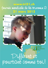 Affiche pour la journe mondiale de la trisomie 21