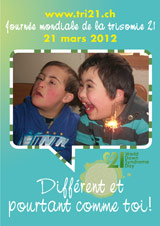 Affiche pour la journe mondiale de la trisomie 21