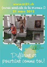 Affiche pour la journe mondiale de la trisomie 21