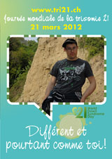 Affiche pour la journe mondiale de la trisomie 21