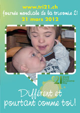 Affiche pour la journe mondiale de la trisomie 21