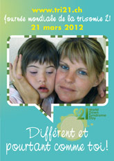 Affiche pour la journe mondiale de la trisomie 21