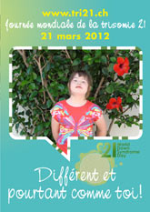 Affiche pour la journe mondiale de la trisomie 21