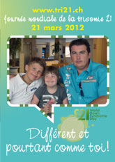 Affiche pour la journe mondiale de la trisomie 21
