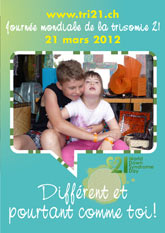 Affiche pour la journe mondiale de la trisomie 21