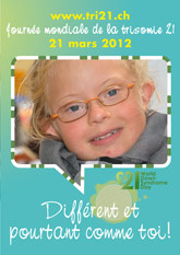 Affiche pour la journe mondiale de la trisomie 21