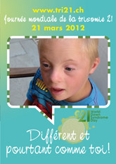 Affiche pour la journe mondiale de la trisomie 21