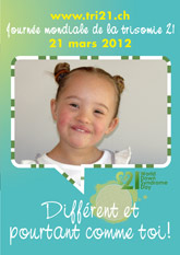 Affiche pour la journe mondiale de la trisomie 21