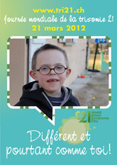 Affiche pour la journe mondiale de la trisomie 21