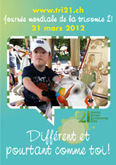 Affiche pour la journe mondiale de la trisomie 21