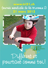 Affiche pour la journe mondiale de la trisomie 21