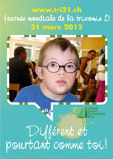 Affiche pour la journe mondiale de la trisomie 21