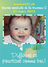 Affiche pour la journe mondiale de la trisomie 21